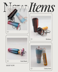 Miniature Resa Tumbler Key Chain For Chapstick, Pills, and More!