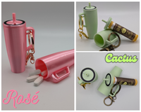 Miniature Era Tumbler Key Chain For Chapstick, Change, Pills, and More!