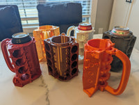 V8 Engine Block 12oz Can Koozie Mug