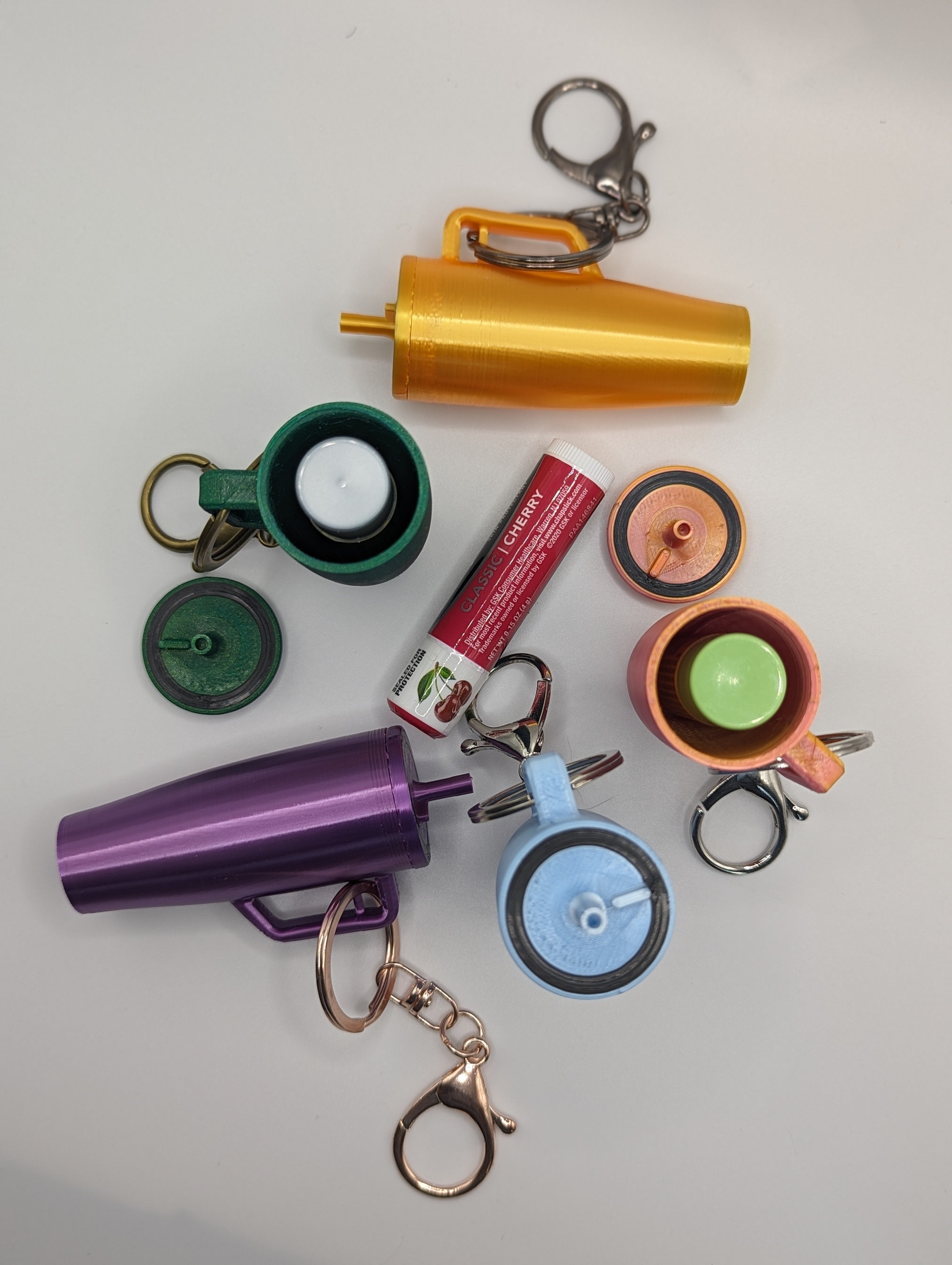 Miniature Era Tumbler Key Chain For Chapstick, Change, Pills, and More!