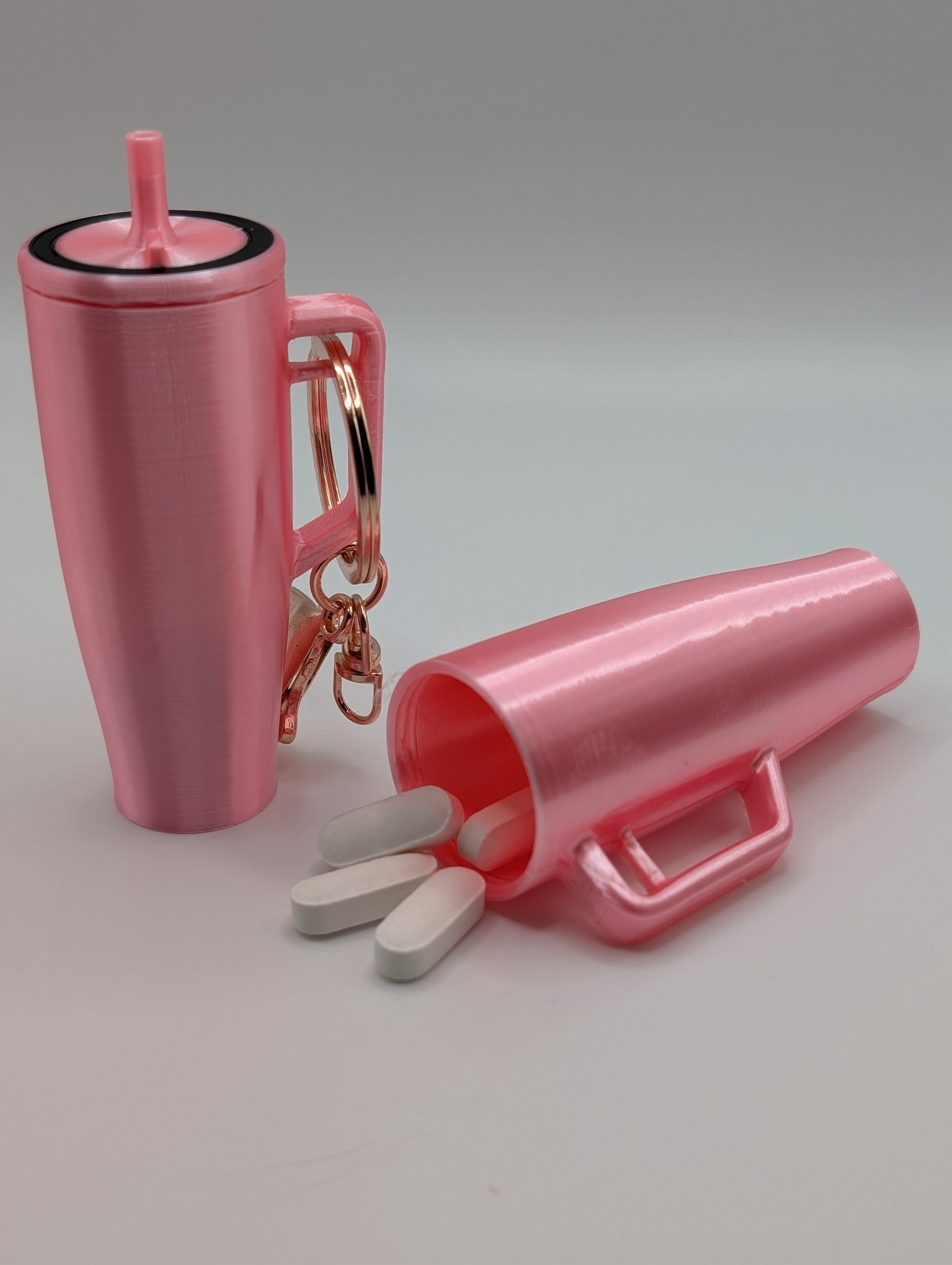 Miniature Era Tumbler Key Chain For Chapstick, Change, Pills, and More!