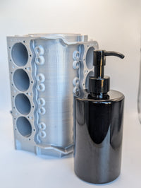Small Block Chevy V8-Inspired 3D Printed Soap Dispenser
