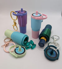 Miniature Resa Tumbler Key Chain For Chapstick, Pills, and More!