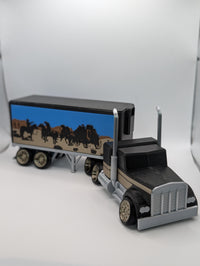 Tooned Snowman Semi Truck