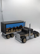 Tooned Snowman Semi Truck