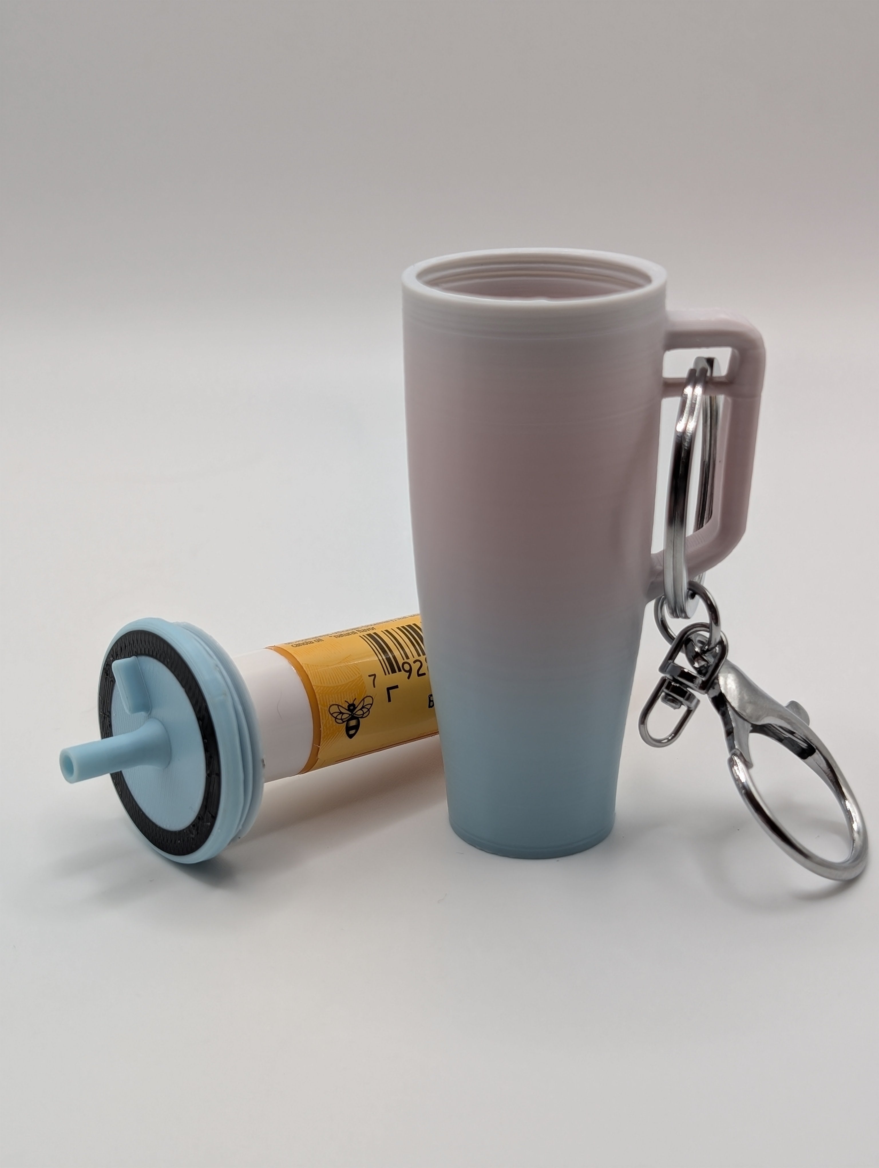 Miniature Era Tumbler Key Chain For Chapstick, Change, Pills, and More!